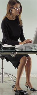 Wiedergabesets Sekretärin